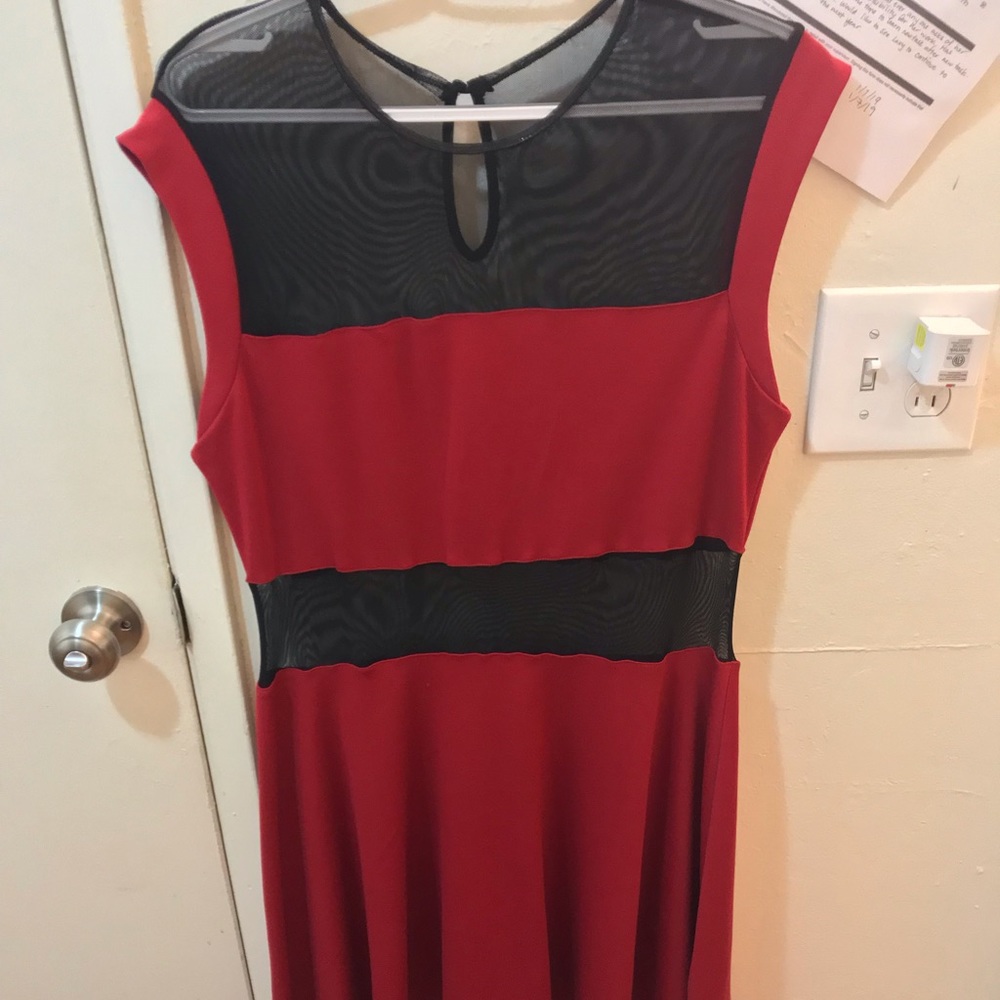MESH PARTY DRESS